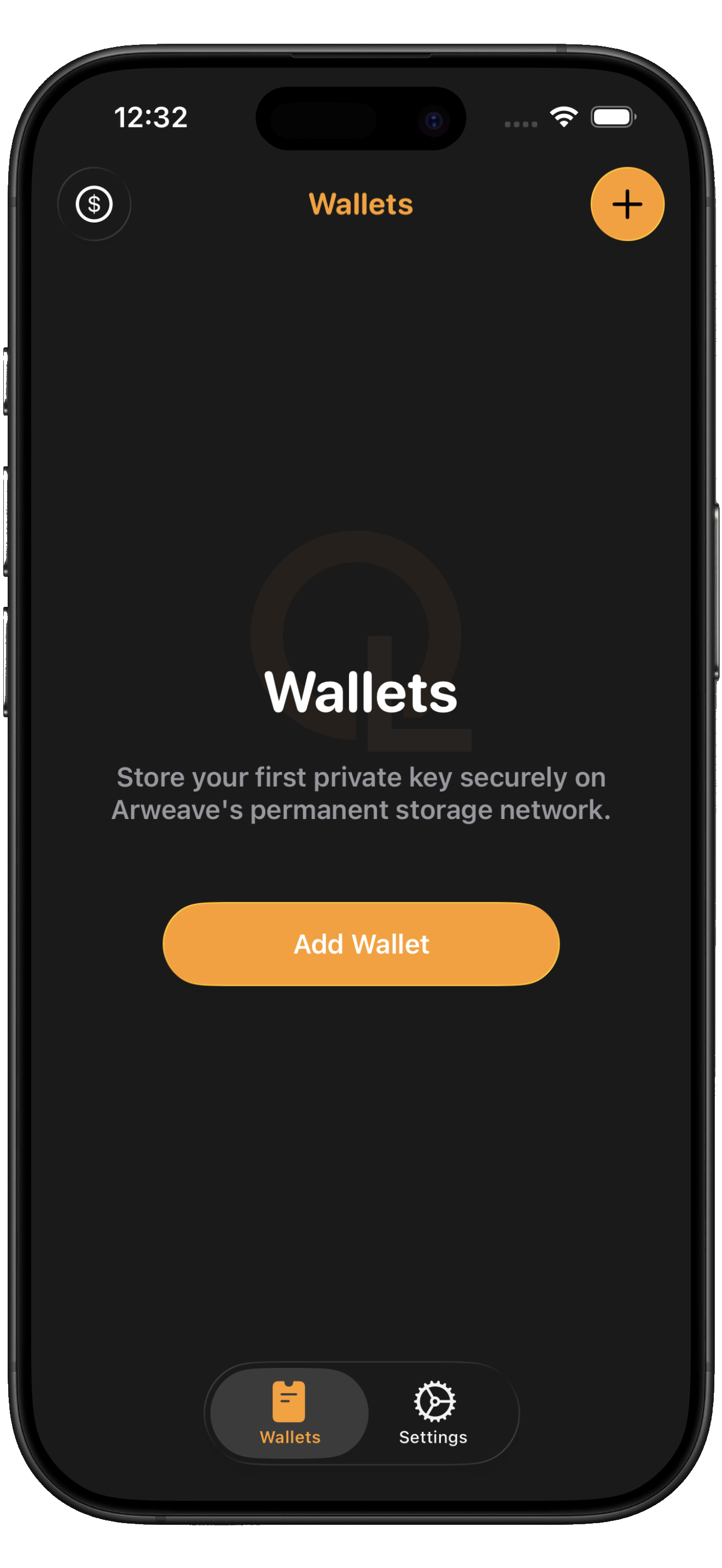 Q-Ledger Wallets Screen